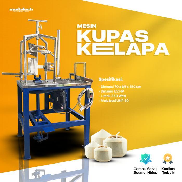 MESIN KUPAS KELAPA MUDA PENGUPAS KULIT DEGAN