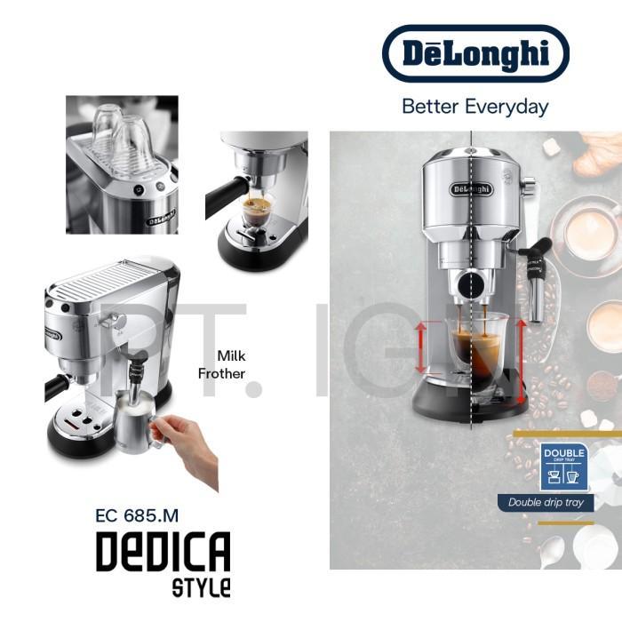 Delonghi Ec685.M Dedica Coffee Maker - Mesin Kopi Espresso Otomatis