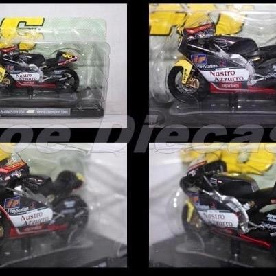 Terbaru 1:18(Leo Models)Aprilia Rsw 250 Valentino Rossi Worldchampionship 1999