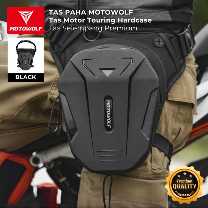Motowolf Tas Paha Motor Hardcase Tas Selempang Touring Premium