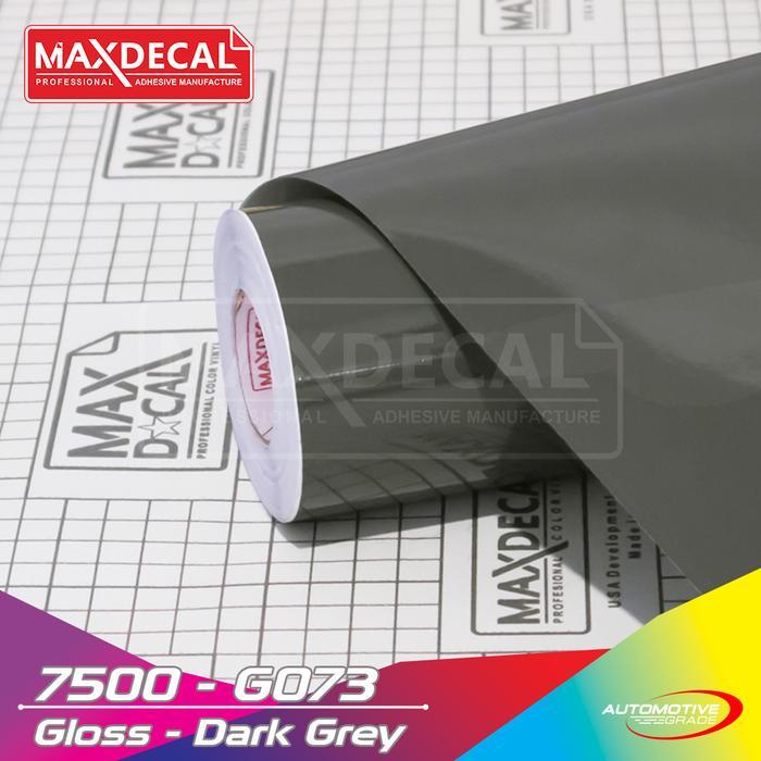 "New" Sticker Dark Grey Abu tua Glossy Doff Maxdecal 7500 G073 M073