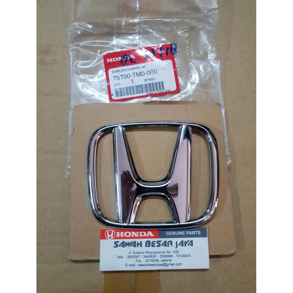 EMBLEM LOGO LAMBANG H GRIL DEPAN HONDA FREED FACELIFT 2012 2013 2014 2015 . CITY GM2 2008 2009 2010