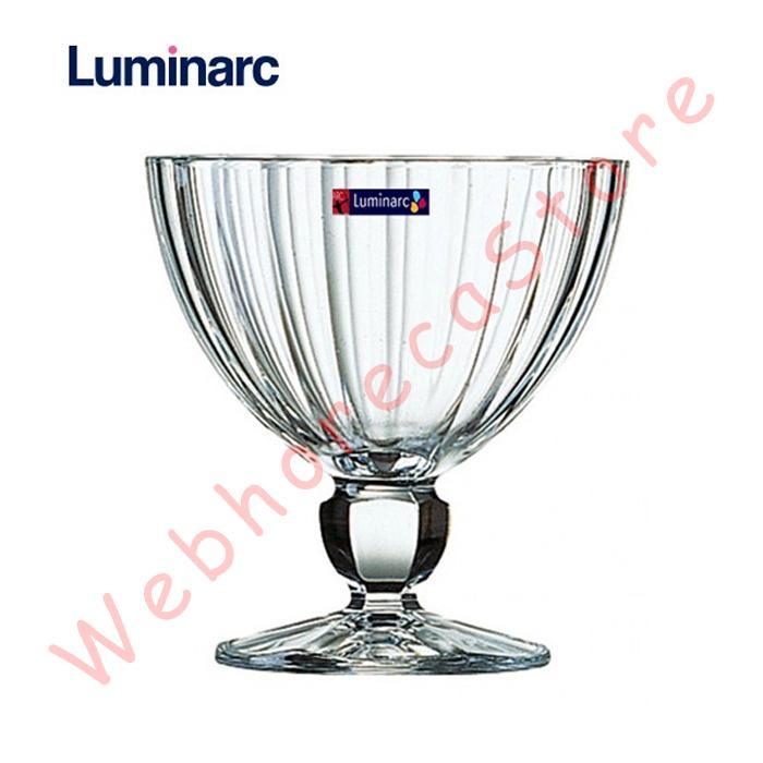 Ready Luminarc Quadro Ice Cream Sundae Dessert Bowl 25Cl/ Gelas Kaki Sherbet