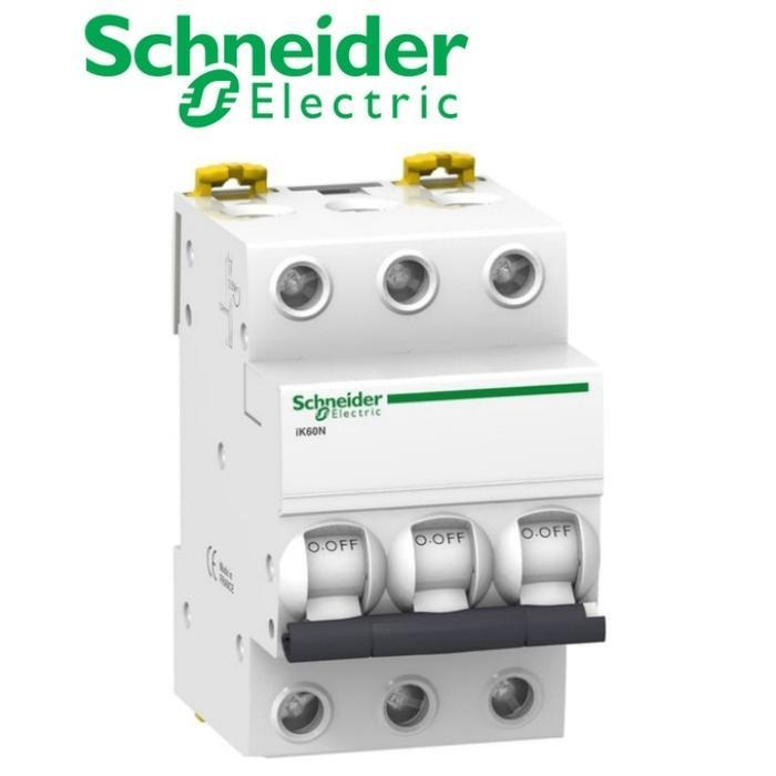 Mcb schneider 3 Phase 25 A 6ka ik60N ORI / MCB 25 A 3 Phase Schneider