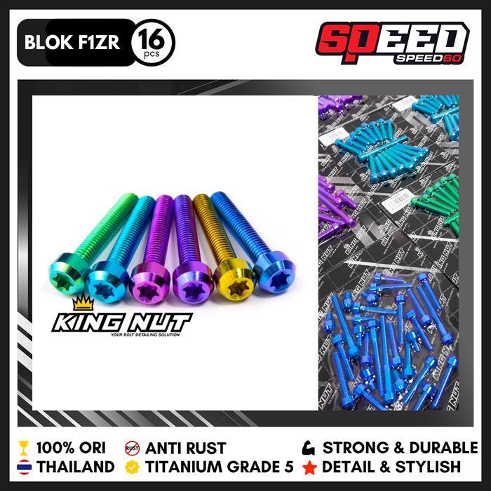 Titanium Probolt Baut Blok F1ZR Grade 5 King Nut Thailand