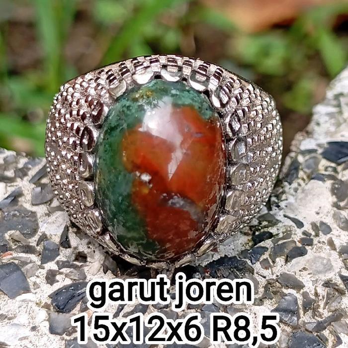 PROMO batu ijo garut/batu giok/batu bacan/Gelang perak bahar Murah
