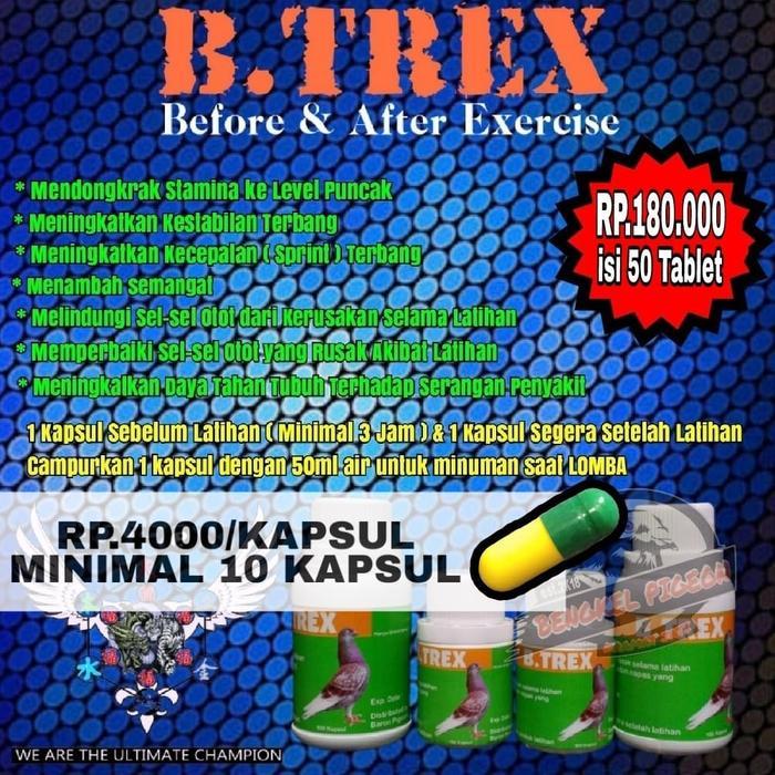 Suplemen Vitamin Doping Jamu Burung Dara Merpati B-Trex B Trex Baron #Gratisongkir
