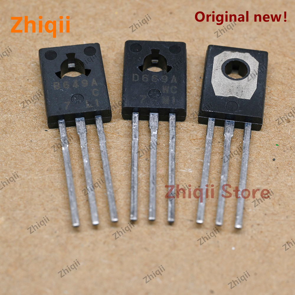 4pair/10pair B649A D669A Original new HIT 2SB649AC 2SD669AC Audio Transistor B649 D669 Laser word