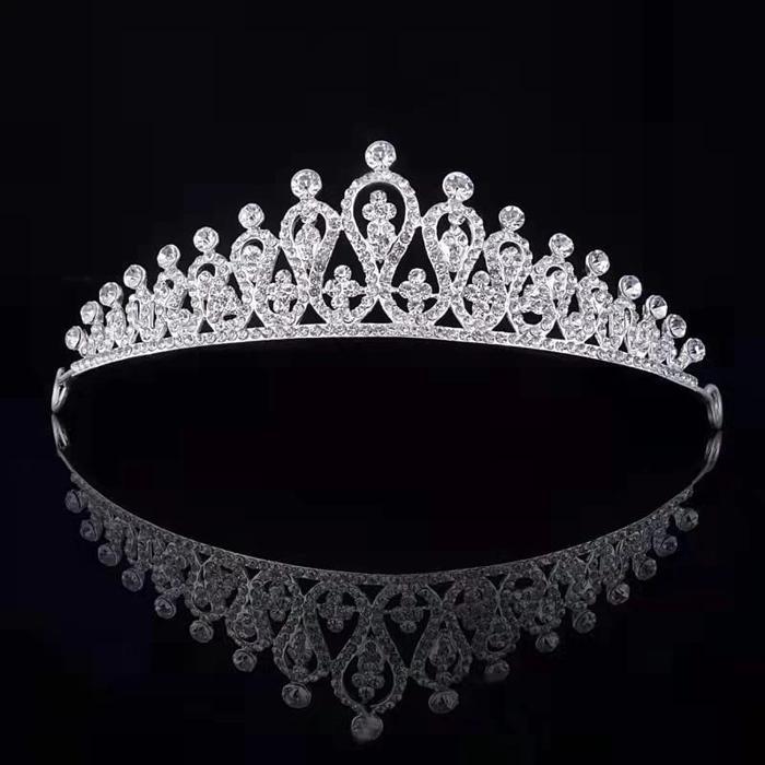 Mahkota Lilit - Mahkota Tiara Pengantin Murah - Mahkota Wisuda Simple - Aksesoris Kepala Pengantin