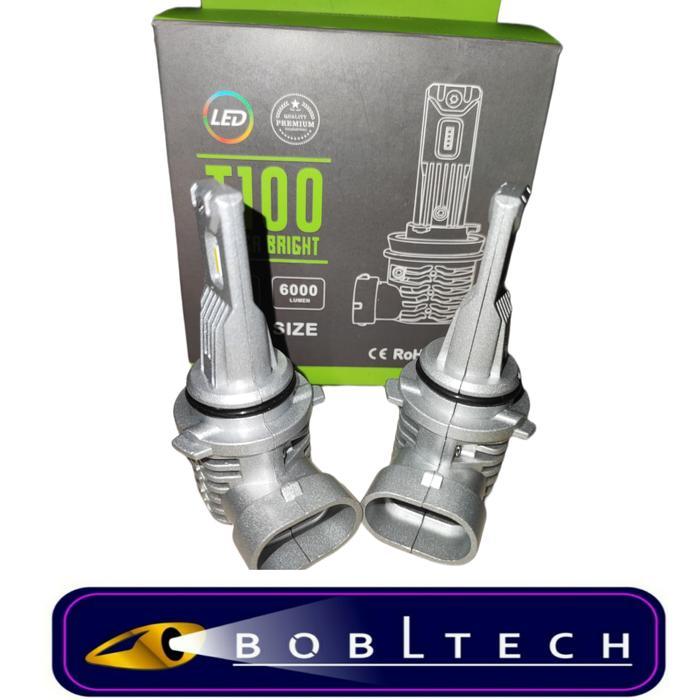 Bobltech Lampu Headlamp Mobil Led Hir2 9012 8000Lm T100 Super Bright
