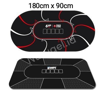 Playmat Texas Holdem Poker 180cm x 90cm Karpet Alas Meja Playing Mat Games Toys Card Table