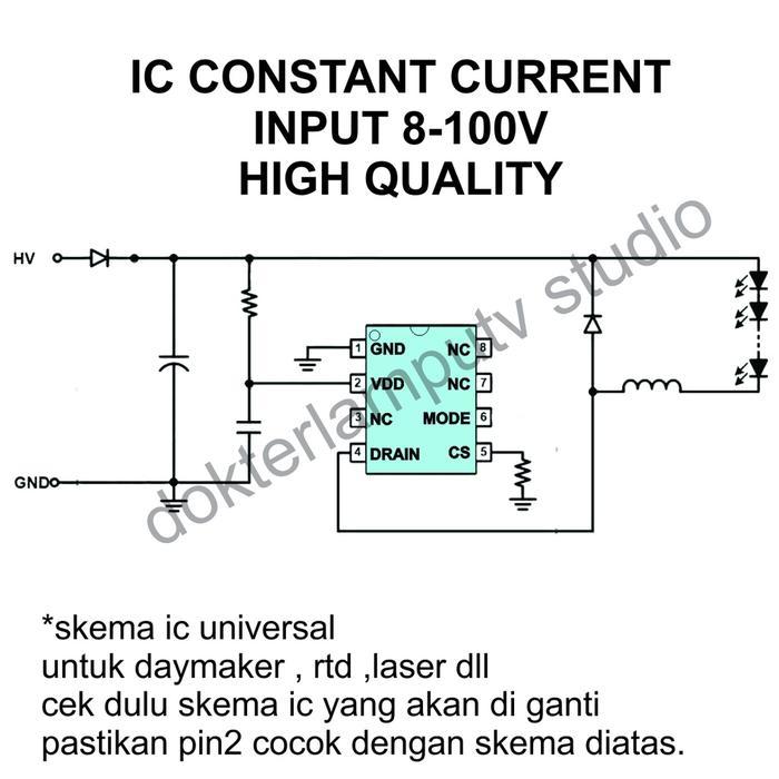 FREE ONGKIR IC DAYMAKER DEYMEKER RTD UNIVERSAL IC DRIVER LED CONSTANT CURRENT BISA COD