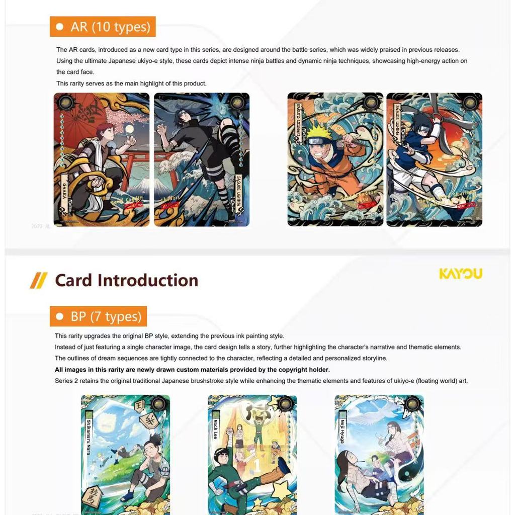 Naruto Card JIN2 T4W7 BOX English Version Genuine KAYOU