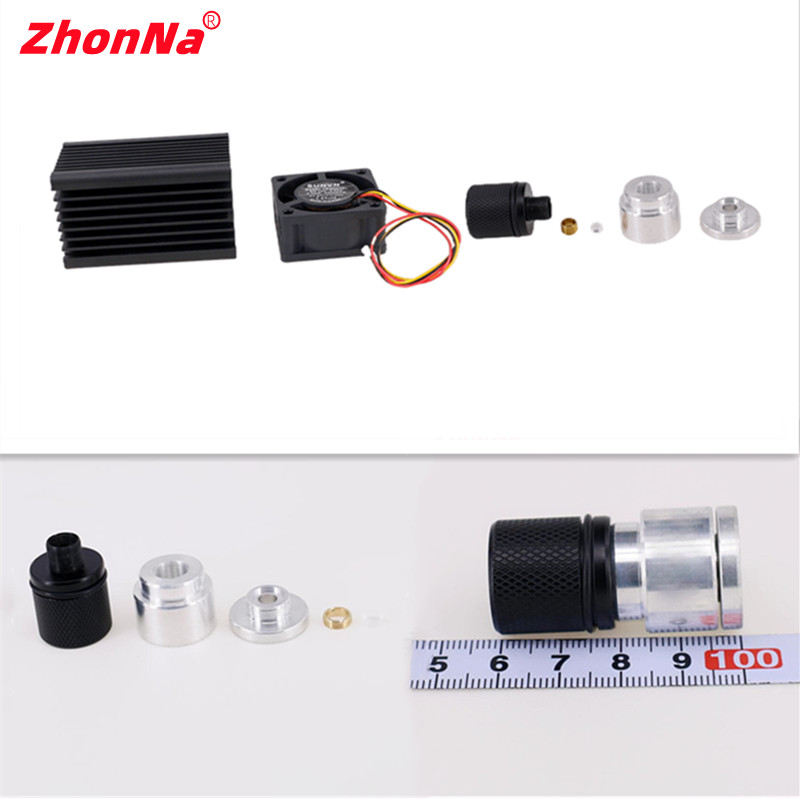 520nm 1000mw Green Laser Diode ModulePackage TO9 DIY Heat Sink Aluminum Heating Dissipation For CNC
