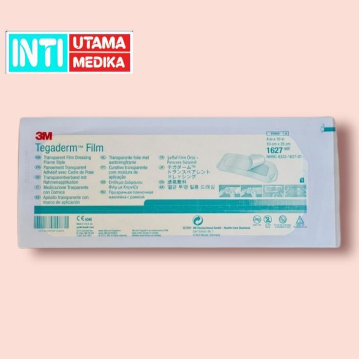 Ready Tegaderm 1627 3M 10cmx25cm/Tegaderm 1627/Plester Tahan Air Tegaderm
