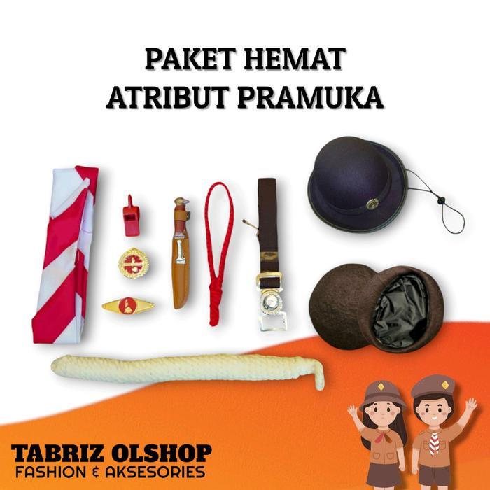 SIAPKIRIM Paket Hemat Atribut Pramuka Penggalang Alat Baju Pramuka SD Penggalang SMP putra putri