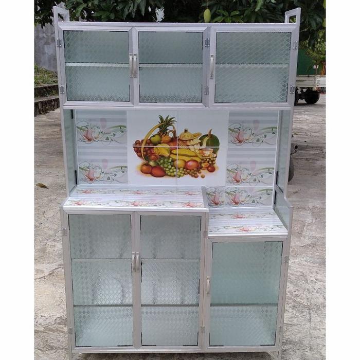 New LEMARI PIRING 3 PINTU RAK PIRING MAGIC COM RAK PIRING 3 PINTU Untuk Dapur