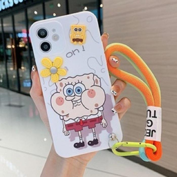 3D CASE SPONGEBOB PATRICK COMPATIBLE UNTUK SAMSUNG A72 A71 A52 A51 A50S A32 A31 A30S A22 A21S A20S