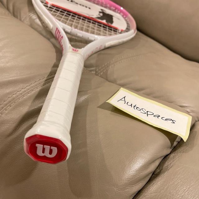 Wilson Burn White Pink Tennis racket Original