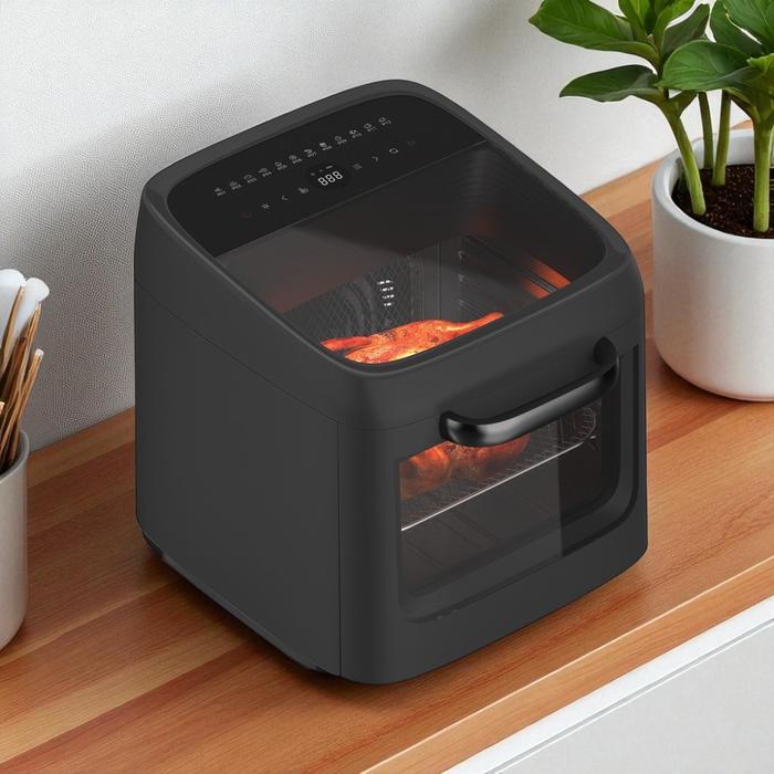 VYN Klaz 12 ltr Air Fryer Oven Digital Crystal 1200 Watt - Hitam Fryer Oven Panggang Fryer Oven Alat