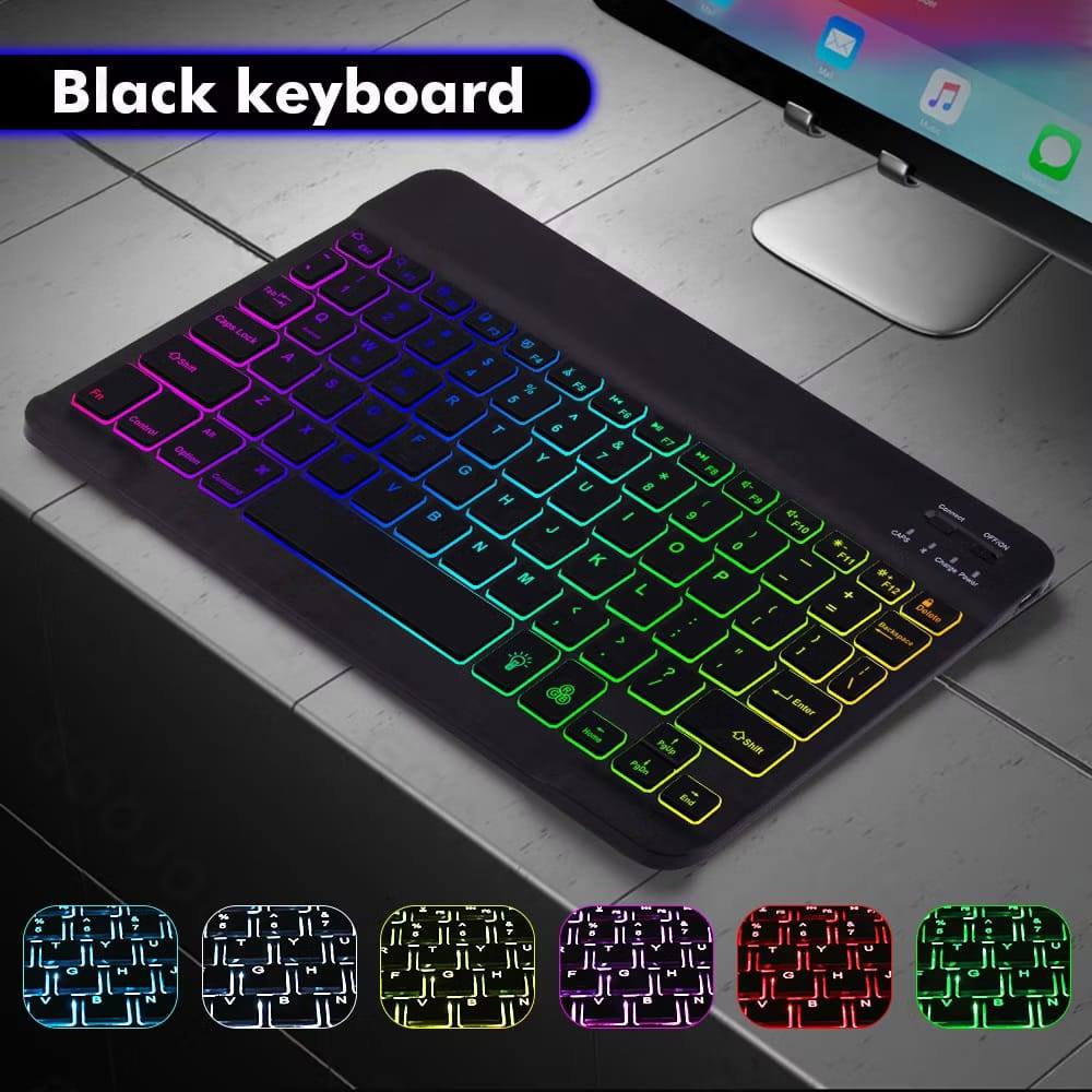 Keyboard Bluetooth Backlight Wireless Universal Keyboard Silent Bluetooth Led Rgb