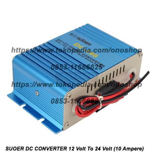 Suoer Dc Converter 12 Volt To 24 Volt ( 10 Ampere )
