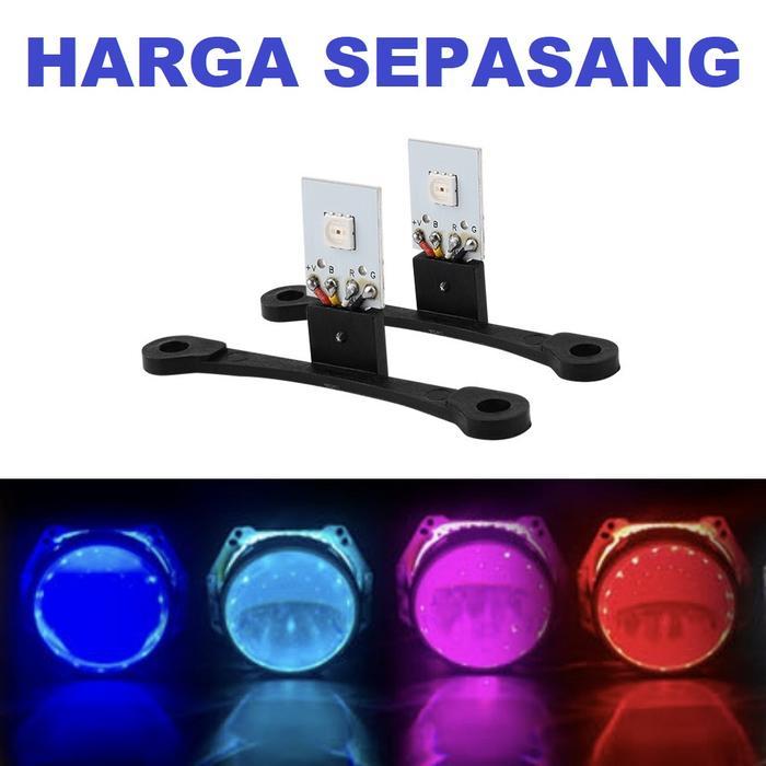 Lampu LED Devil Eye Projector OSRAM Demon Eye Projie BiLED 2.5 Inci / 3 Inch Mobil Motor