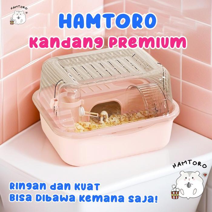 Hamtoro / Kandang Hamster Besar 1 Set / Travel Cage / Rumah Hamster / Kincir Hamster
