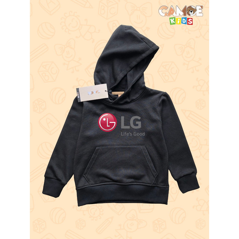 Jaket Hoodie Anak KIDS LG Logo