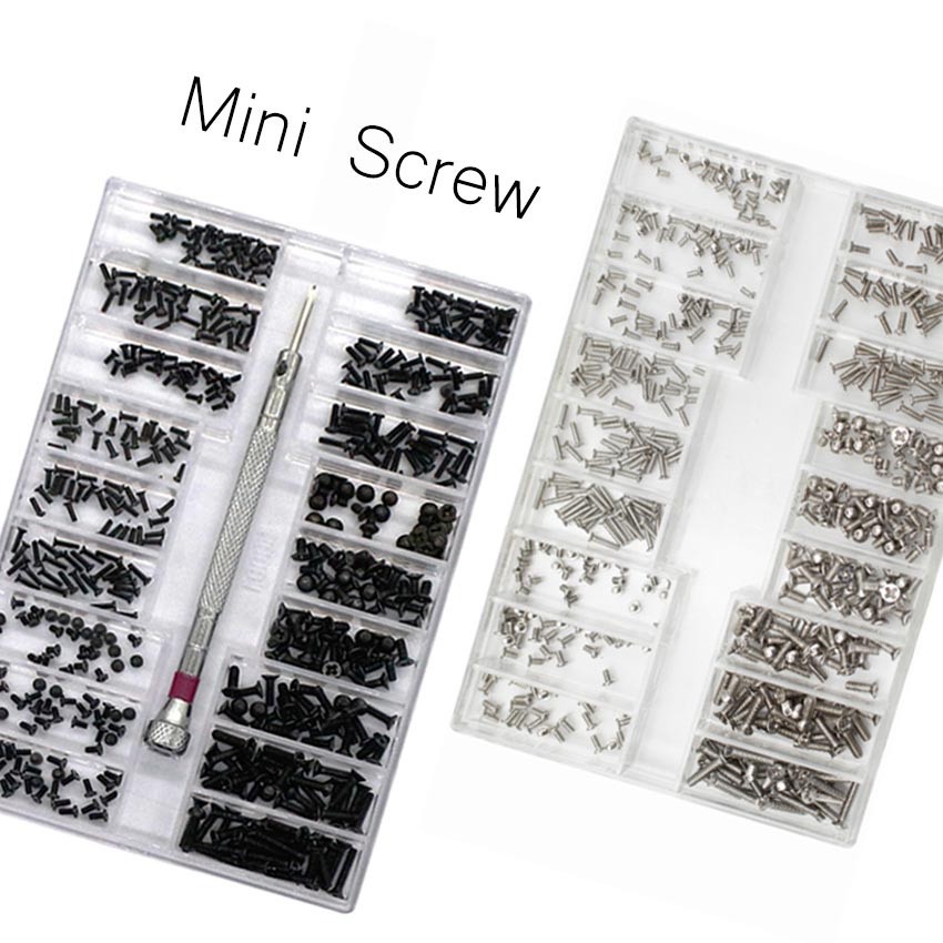 500Pcs Baut Sekrup Hp Laptop Baut Mini Kacamata Reparasi