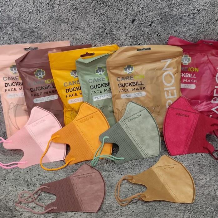 CAREION MASKER DUCKBILL EMBOS GARIS 4 PLY