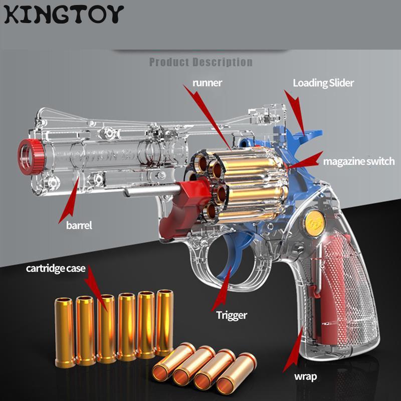 Toy Gun Kids Revolver Airsoft Pistol Paintball Soft Bullet Gun Toy