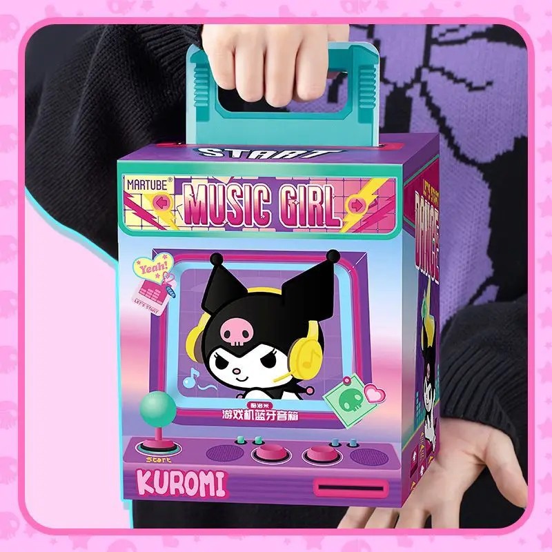 Martube Sanrio Kuromi Game Machine Toy Kawaii E-sports Kuromi Speaker