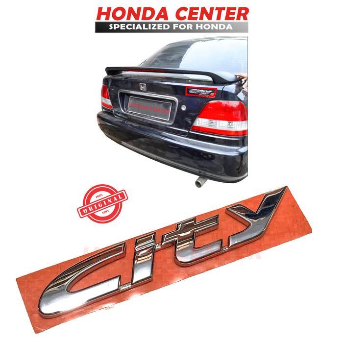 Emblem Logo "CITY" Untuk Mobil Honda City Z 1999 2000 2001 2002 Original