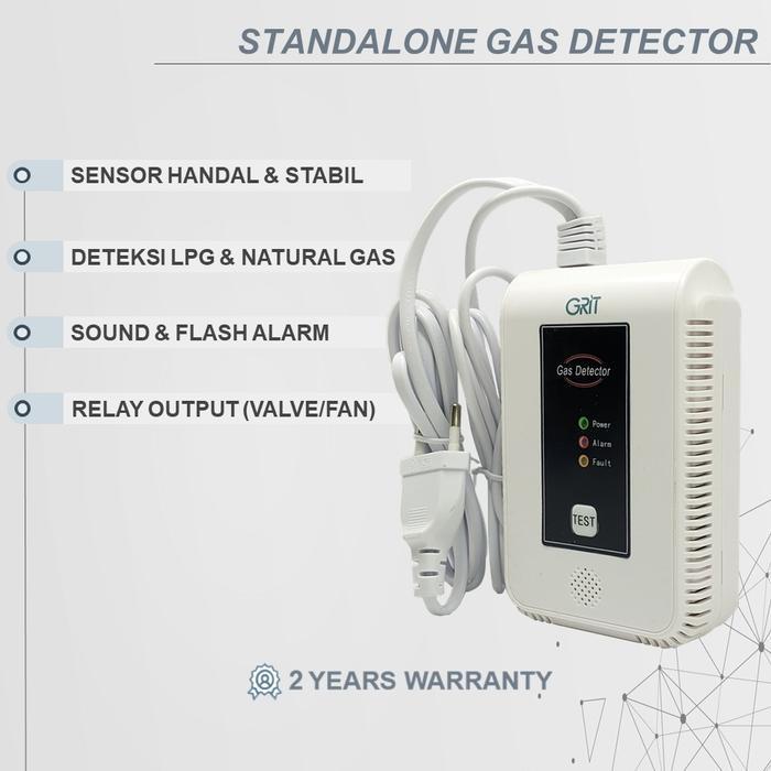 Sensor Detektor Gas Lpg Bocor Alarm Leak Detector Lpg Deteksi Kebocoran Gas Standalone Gas Detektor