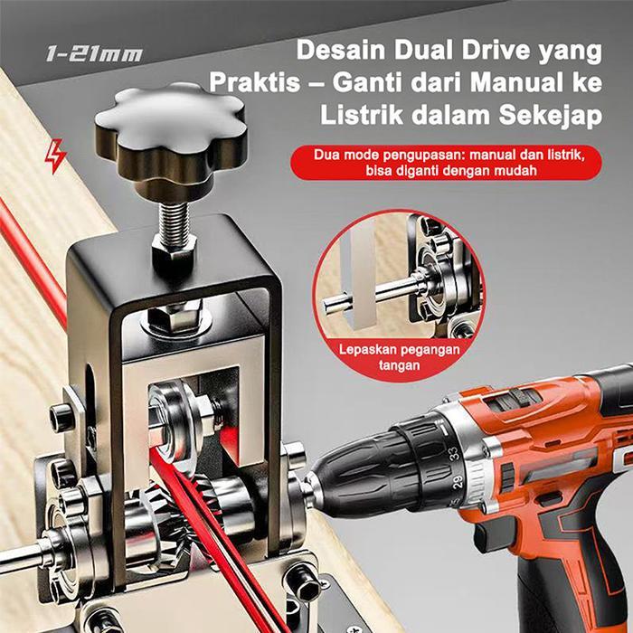 PROMO Mesin Pengupas Kabel Mesin stripping kabel Manual/Bor Listrik Alat Pengupas Mesin Pengupas