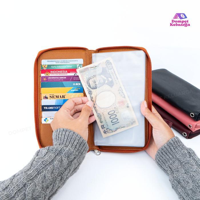 Terlaris Dompet Keluarga - Dompet Paspor Tempat Paspor Tiket Umroh Multifungsi -Gratisongkir