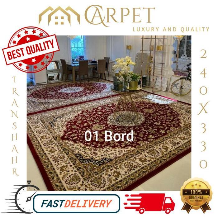 PROMOO Karpet Permadani Semi Turkey 2.4 x 3.3 m Iranshahr Jumbo Motif 01 Bord Murah