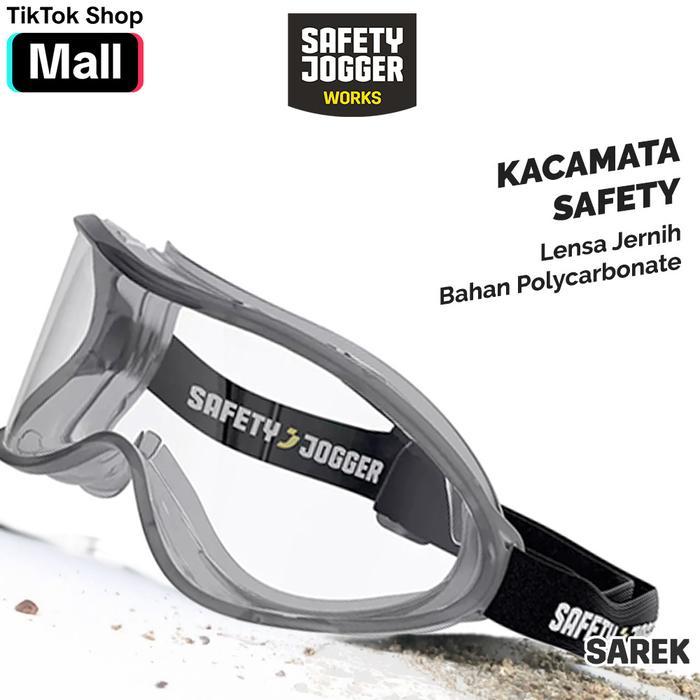 Safety Jogger Works Kacamata Safety Jogger Sarek Keselamatan Lensa Polikarbonat Anti Gores Uv