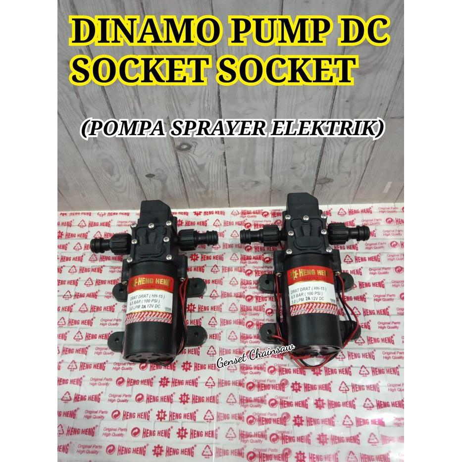 DINAMO PUMP POMPA AIR SPRAYER ELEKTRIK 12V DC WATER PUMP /100PSI STEAM KHUSUS