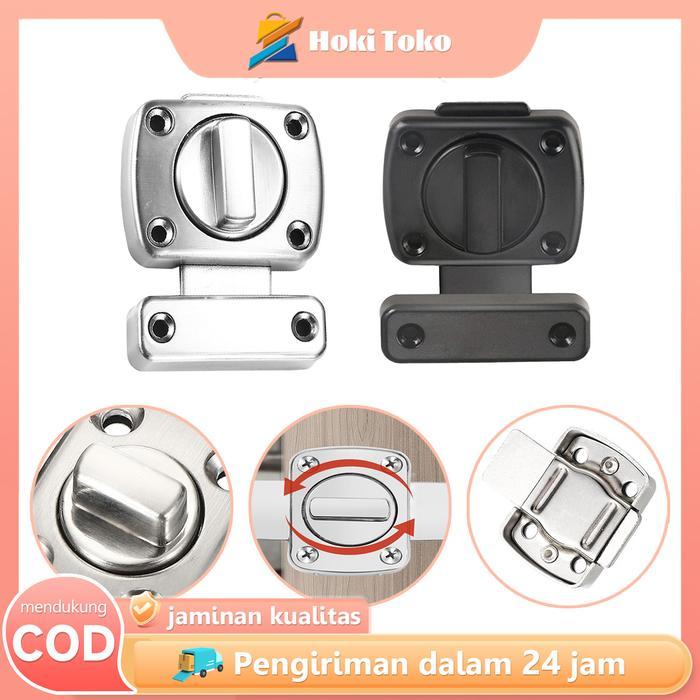 Terlaris Grendel Pintu Kotak Grendel Putar Slot Pintu Anti Maling Rumah Door Lock Buckle Selot Slot