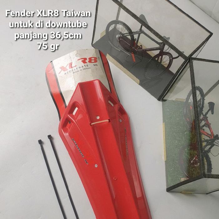 SPAKBOR FENDER SEPEDA BELAKANG XLR8 TAIWAN UNTUK DI DOWNTUBE UNIVERSAL MTB/ROAD BIKE MUDGUARD ANTI