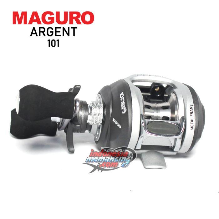 Reel BC MAGURO Argent 101 Handle Kiri ~ Indonesia Memancing