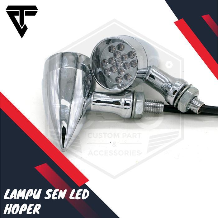 Lampu Sen Sein Led Hoper Motor Chopper Bobber W175 Benelli Universal