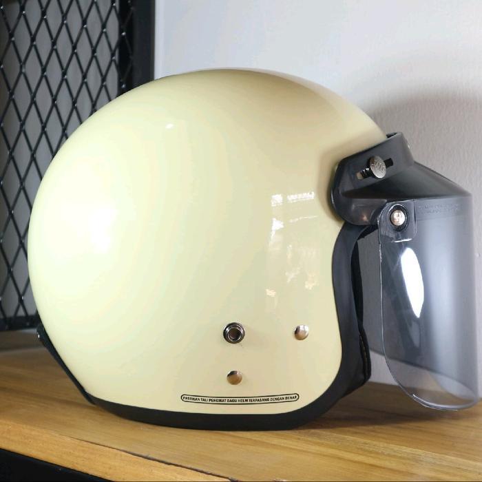 helm bogo carglos identik dewasa sni murah black doff motorcycle - ukuran m/l/xl