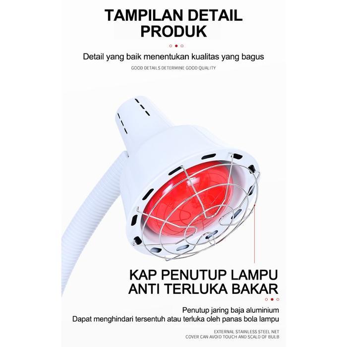 Lampu Fisioterapi Kepala Tunggal Pemanas Listrik Inframerah /Alat Kecantikan untuk Salon