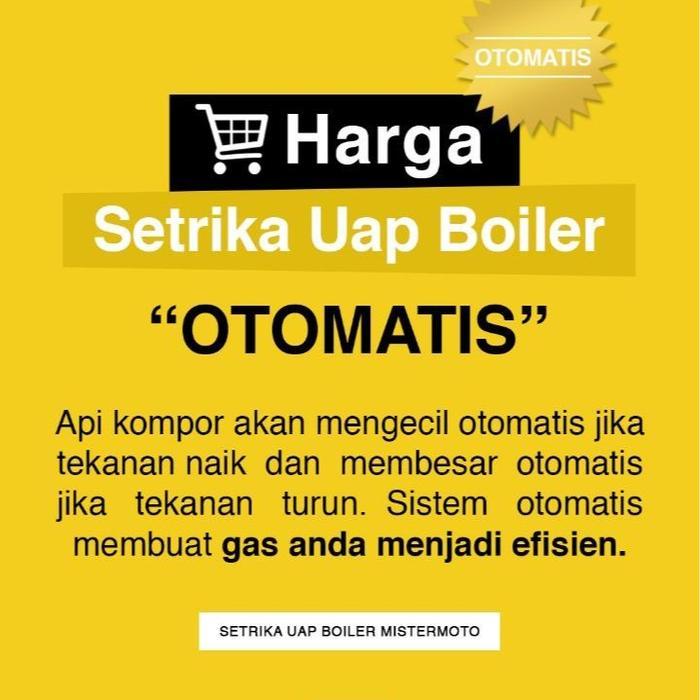 Setrika Uap Laundry Konveksi Otomatis Mistermoto 10liter 1 Setrika