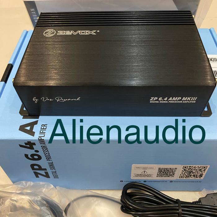 Dsp Zevox 6.4 amp mk3 , sound processor 6 channel chip asahi kasei eq 31 band