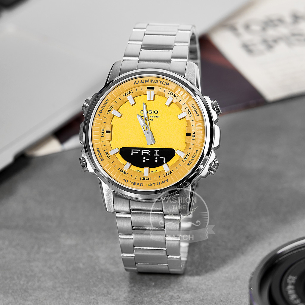 Casio watches for men top brand luxury set LED pointer dual display Waterproof military Watch