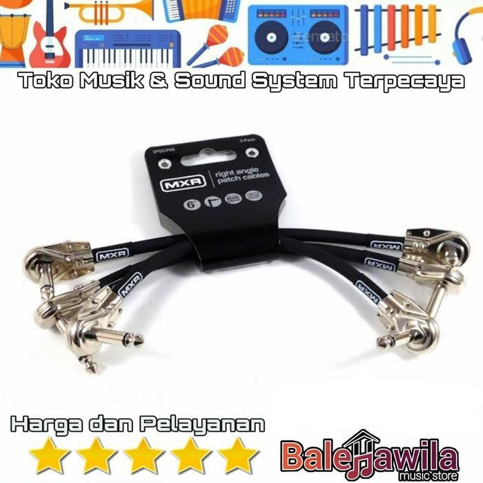 Kabel MXR 3PDCP06 PATCH CABLES 3 pack Cable Dunlop Kabel Paralel Effect Cable Jumper MXR
